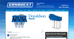 Desktop Screenshot of conquestequipment.com